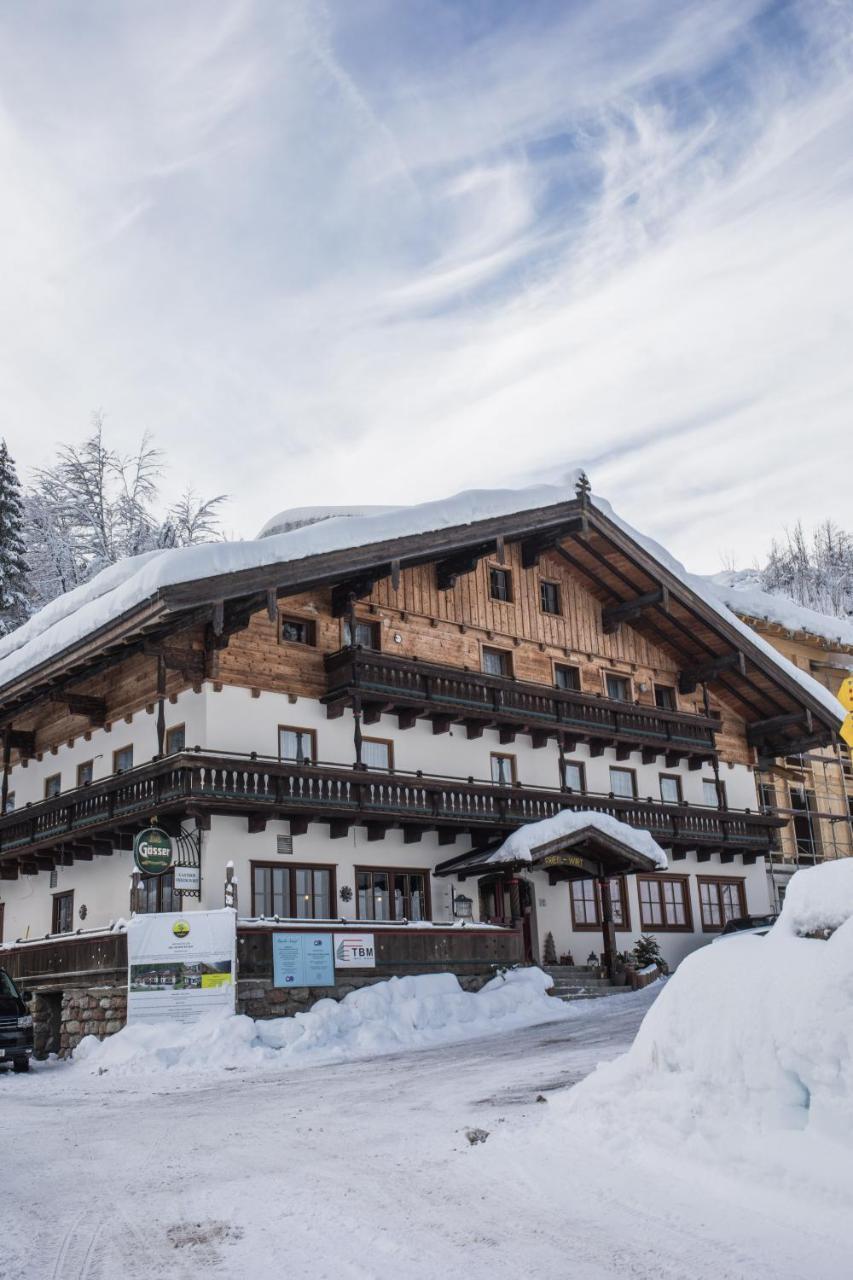 Hotel Friedlwirt-Kraftplatz Natur Unken Exterior foto